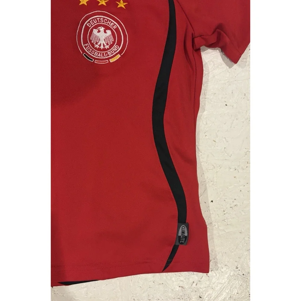 Adidas Germany 2006 Away Womens M Jersey Red Shirt Football Soccer World Cup